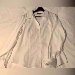Crisp white blouse